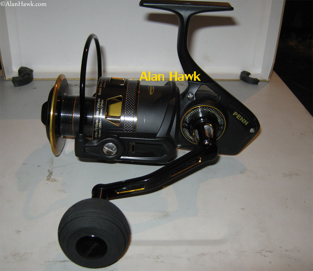 Penn 10 Mag tuned fishing reel how to service the reel and repair a fauly  line guide 