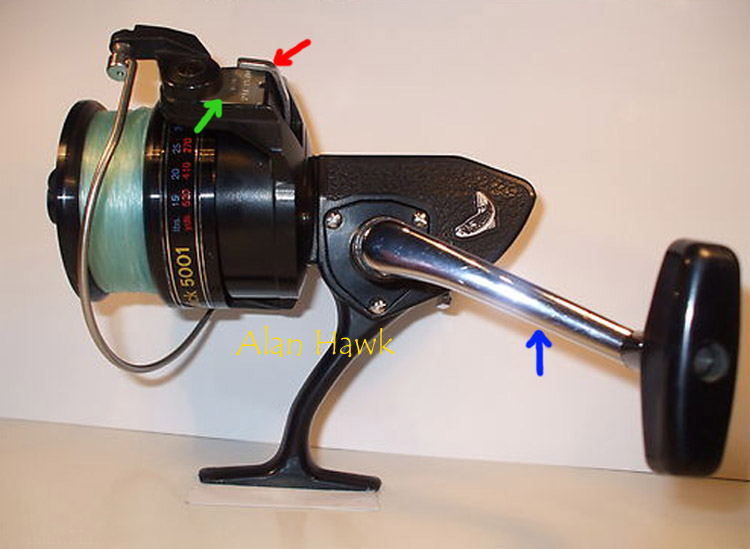 2 vintage DAM QUICK 110N Spinning ( fishing ) reels EXCELLENT