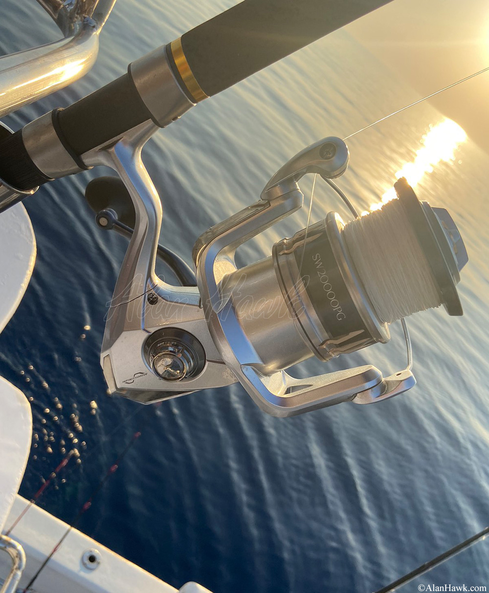 shimano Saragosa 18000F with 80 pound braid  Fishing -  -  Fishing WA. Fishing Photos & Videos