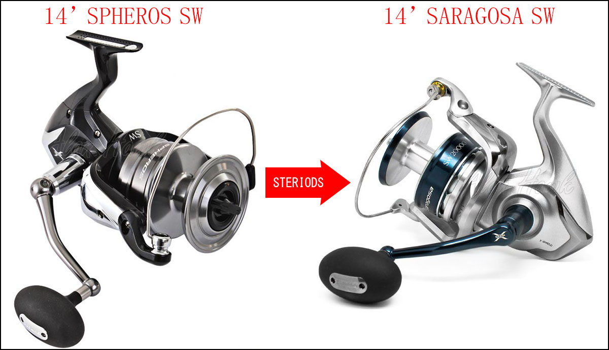 Shimano Spheros SW A 8000HG Saltwater Spinning Reel SPSW8000HGA 5.6:1 - NEW