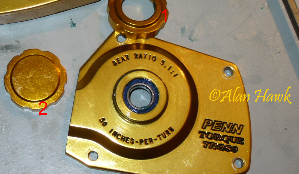 PENN SPINNING REEL PART - 52-TS7G Torque TRQS9-G - (1) Drag Knob - Gold